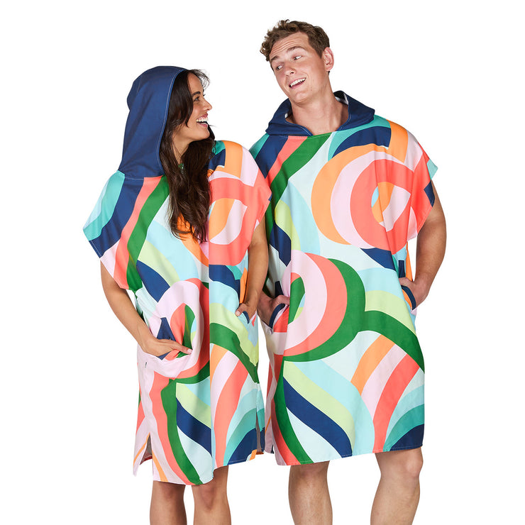 dock and bay poncho adults