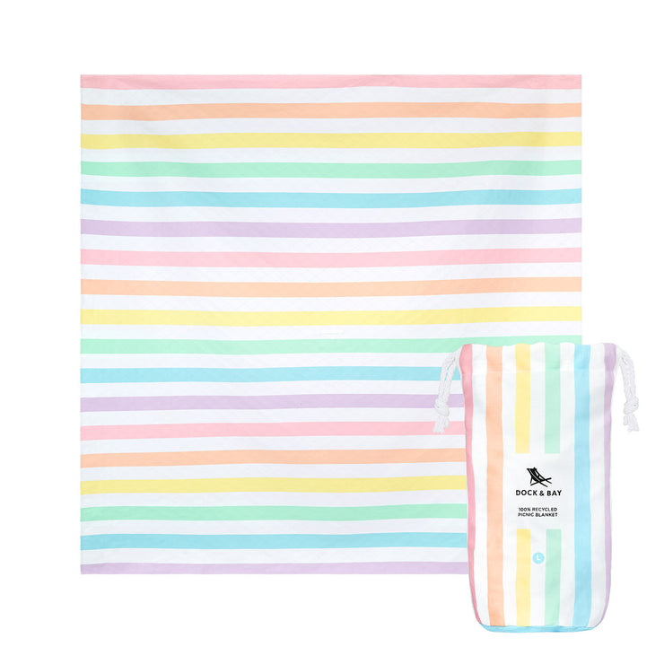 dock and bay picnic blanket