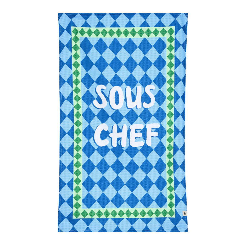 dock and bay tea towel