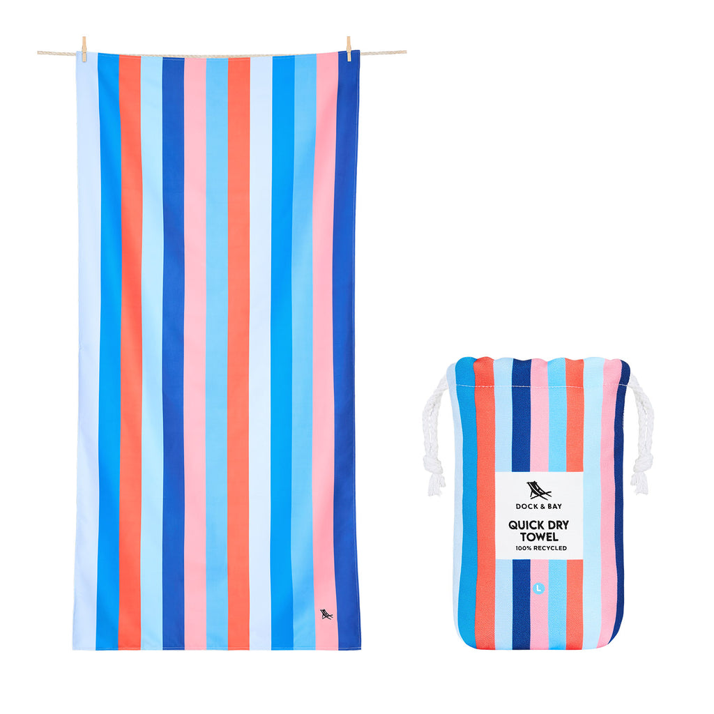 dock and bay towels beach