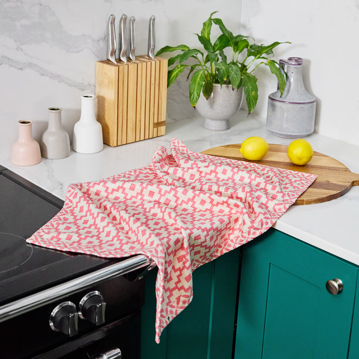 dock and bay tea towel