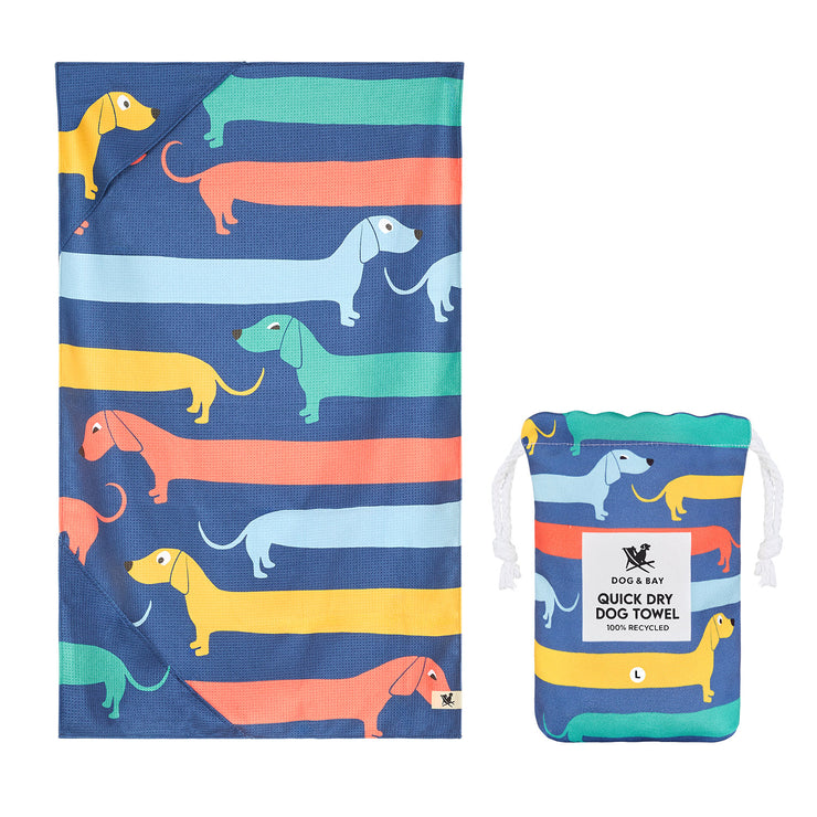 Dock & Bay Dog Towel - Go Long - Preorder
