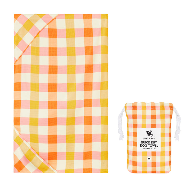 Dock & Bay Dog Towel - Rhubark & Custard - GRS Certified - Outlet