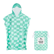 Dock & Bay Poncho - Adults - Check Mate - GRS Certified - Outlet