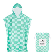 Dock & Bay Poncho - Adults - Check Mate - GRS Certified - Outlet