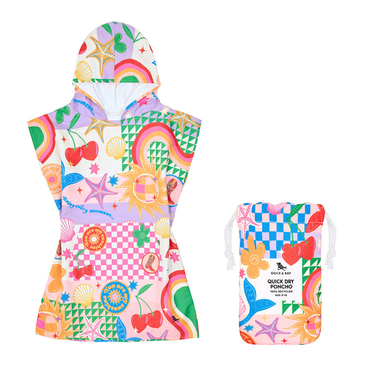 Dock & Bay Poncho - Kids - Good Vibes Club - Preorder