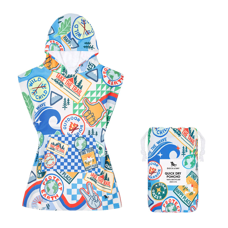 Dock & Bay Poncho - Kids - Into the Wild - Preorder
