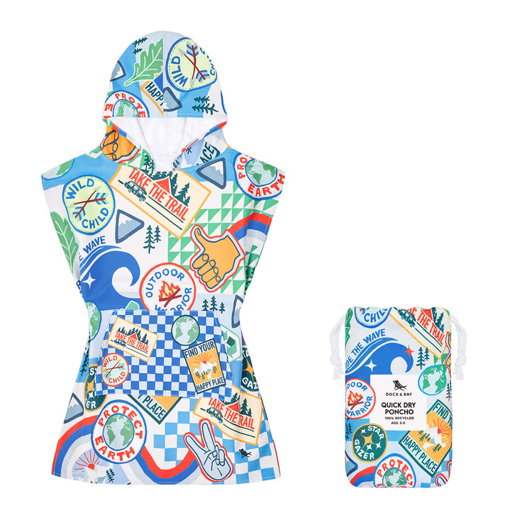 Dock & Bay Poncho - Kids - Into the Wild - Preorder