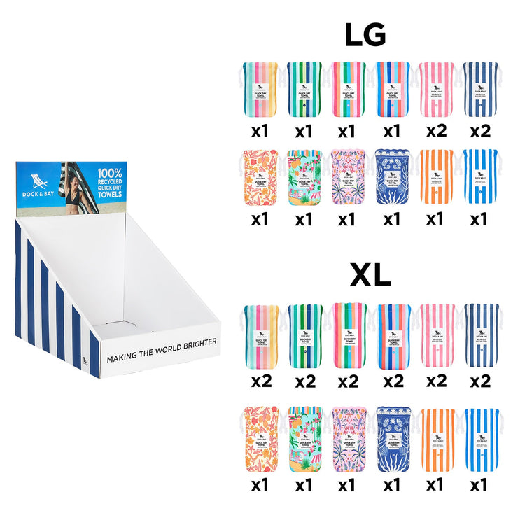 Dock & Bay - Point of Sale Display Small (Beach Towel)