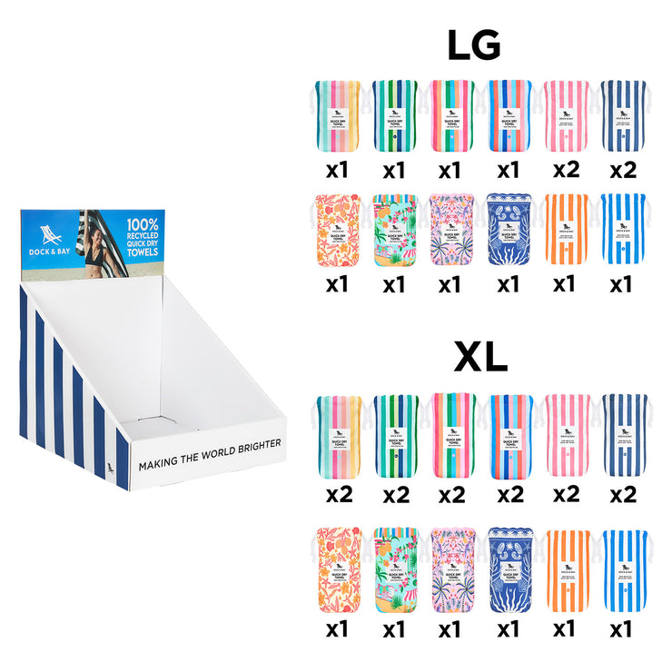 Dock & Bay - Point of Sale Display Small (Beach Towel)