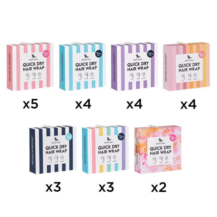 Dock & Bay - Point of Sale Display Small (Hair Wrap) - Preorder