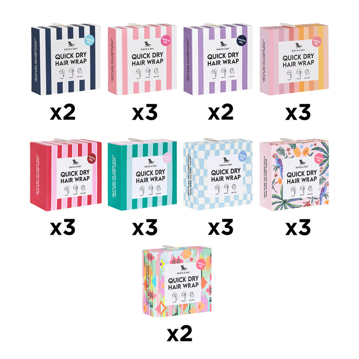 Dock & Bay - Point of Sale Display Small (Hair Wrap) - Preorder