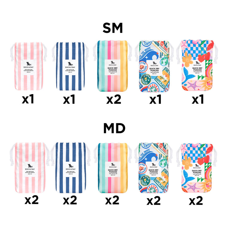 Dock & Bay - Point of Sale Display Small (Poncho Kids) - Preorder