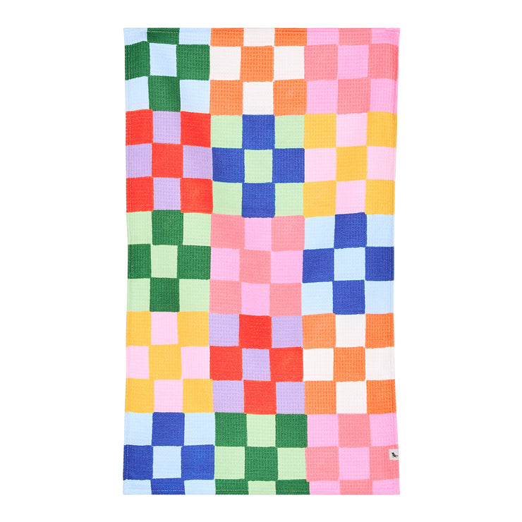 Dock & Bay Tea Towel - Check Please - Preorder