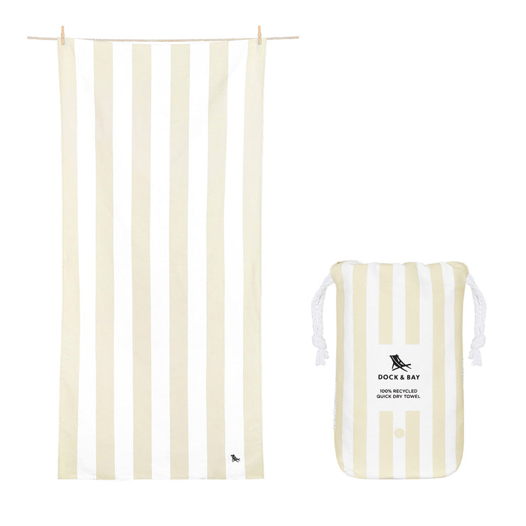 Dock & Bay Quick Dry Towel - Bora Bora Beige