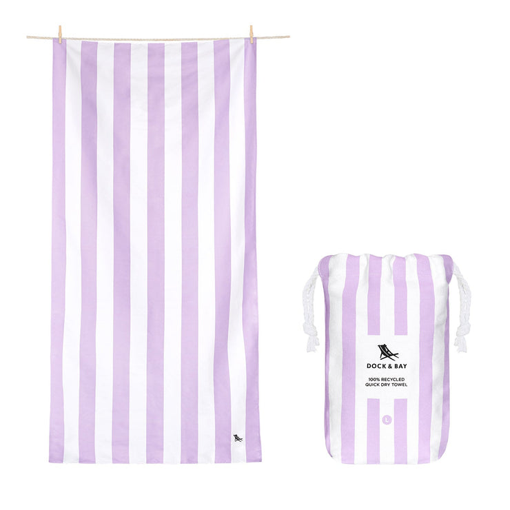 Dock & Bay Quick Dry Towels - Lombok Lilac - GRS Certified
