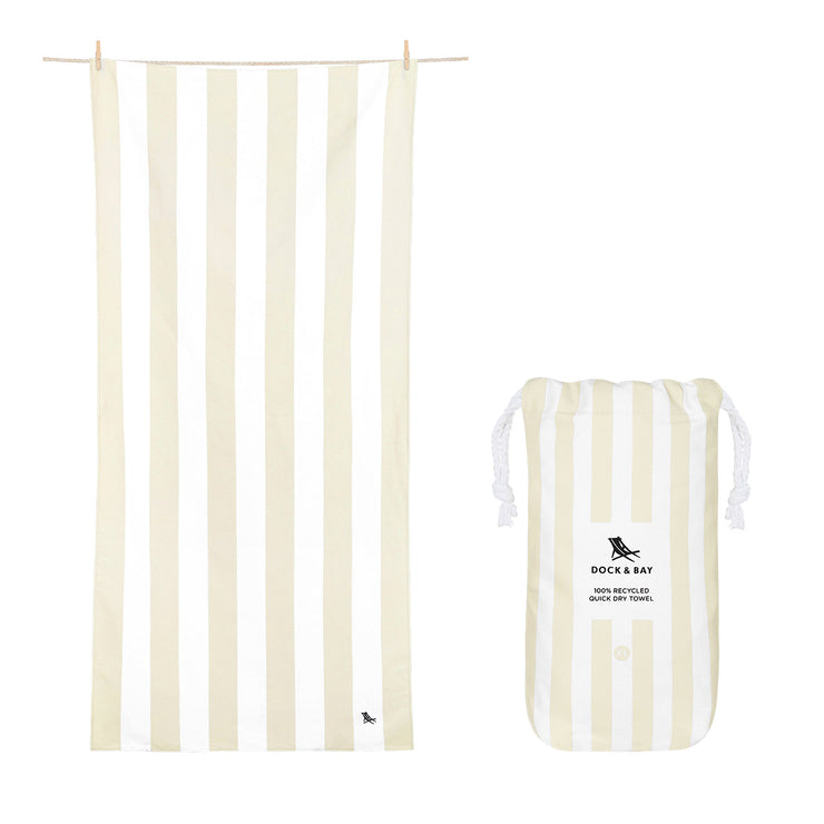 Dock & Bay Quick Dry Towel - Bora Bora Beige