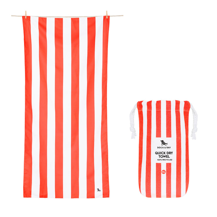 Dock & Bay Quick Dry Towel - Waikiki Coral - GRS Certified