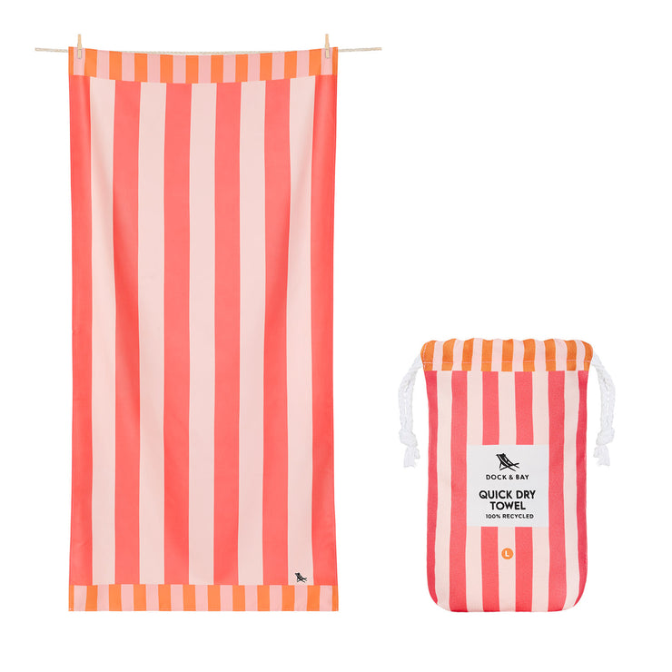 Dock & Bay Quick Dry Towel - Raspberry Road - Preorder