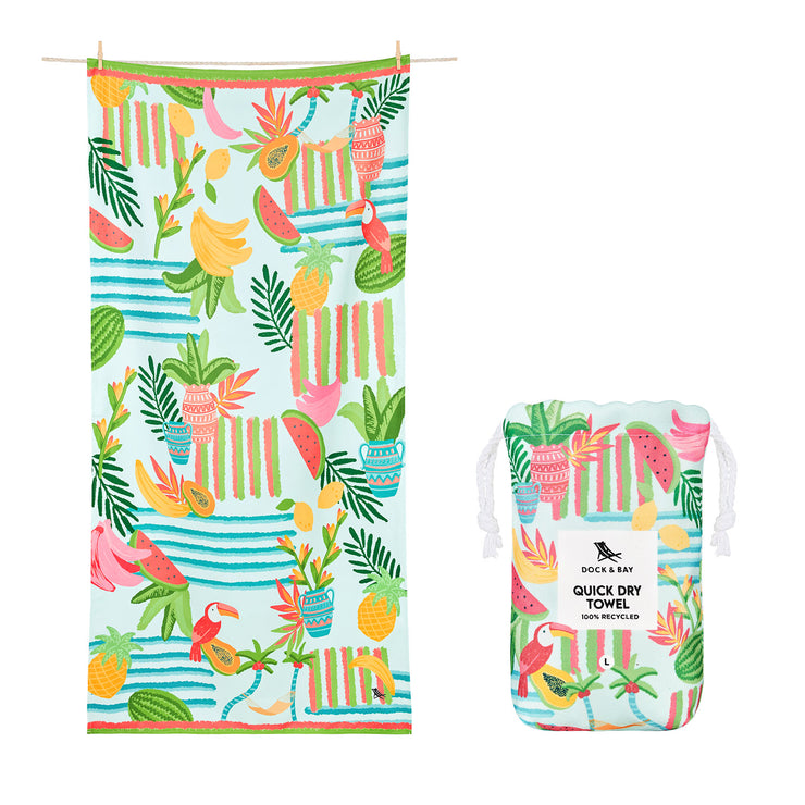 Dock & Bay Quick Dry Towel - Tropicana Treat - GRS Certified