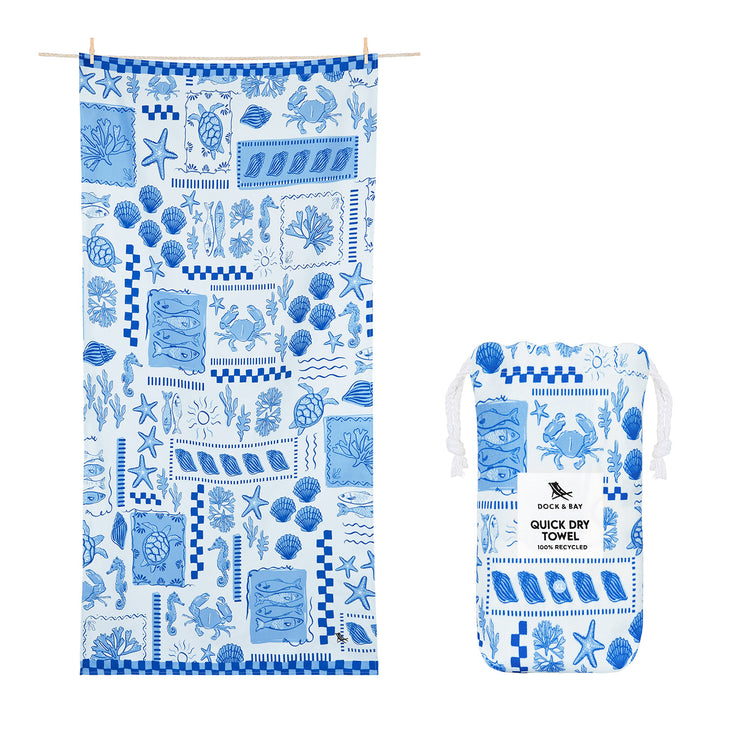 Dock & Bay Quick Dry Towel - Grecian Shores - GRS Certified