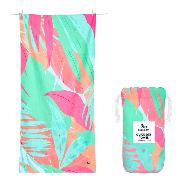 Dock & Bay Quick Dry Towel - Hot Tropics - Preorder