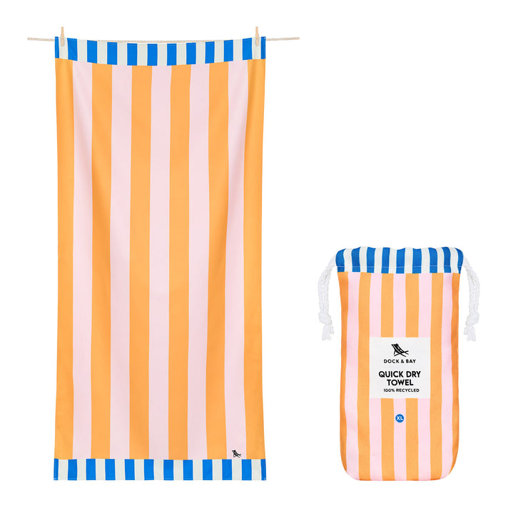 Dock & Bay Quick Dry Towel - Mellow Yellow - Preorder