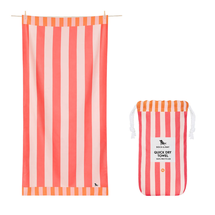 Dock & Bay Quick Dry Towel - Raspberry Road - Preorder
