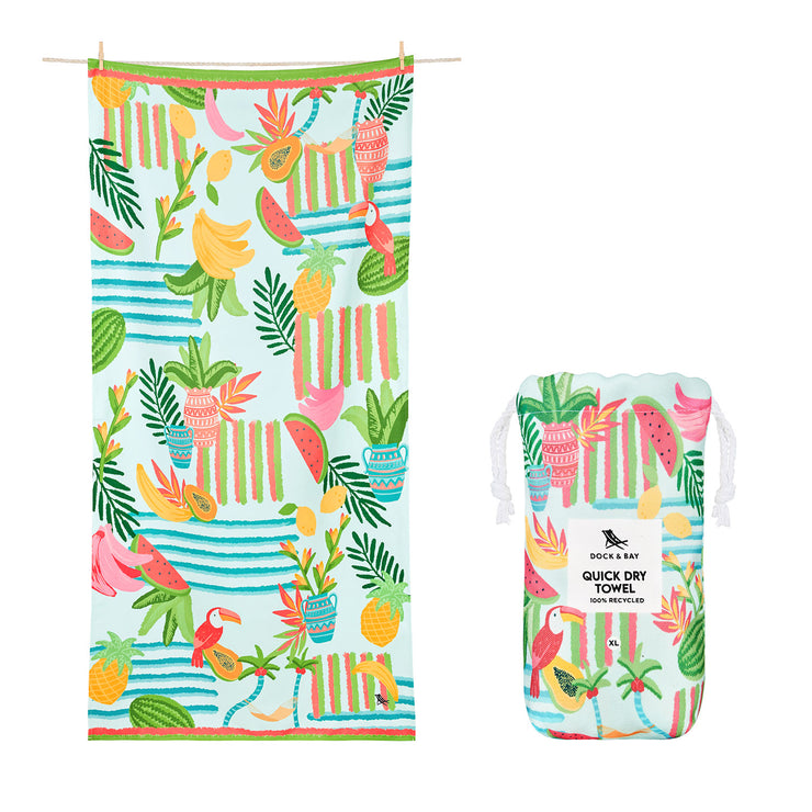 Dock & Bay Quick Dry Towel - Tropicana Treat - GRS Certified