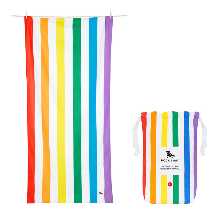 Dock & Bay Quick Dry Towels - Rainbow Skies