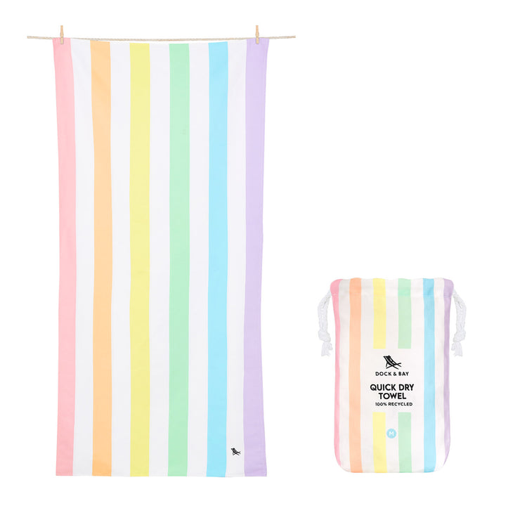 Dock & Bay Quick Dry Towel - Unicorn Waves - GRS Certified